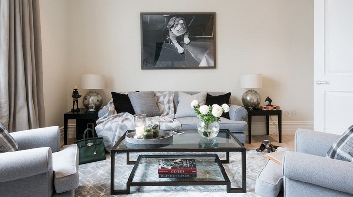 伦敦一居室公寓的斯堪的纳维亚风格混搭-3