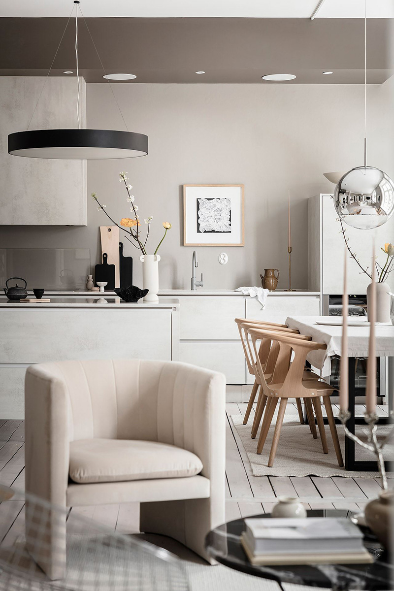 哥德堡鼓舞人心的宽敞米色公寓-8