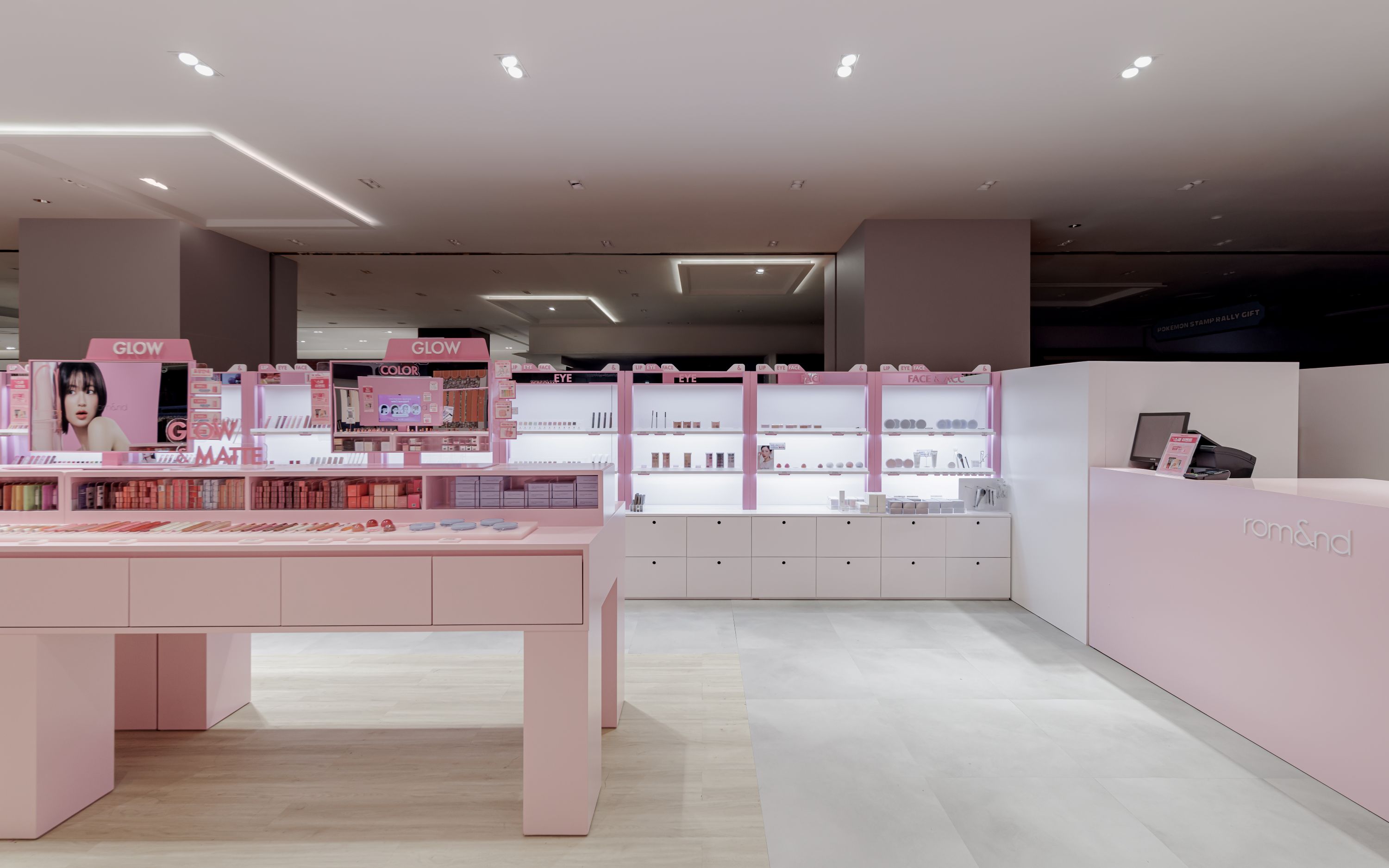 Rom&nd快闪店，釜山乐天百货店丨韩国-4