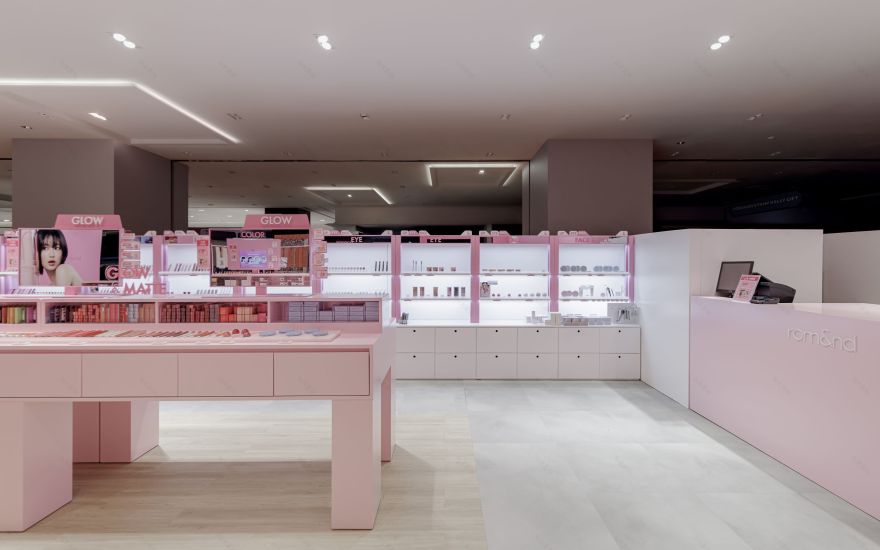 Rom&nd快闪店,釜山乐天百货店丨韩国-4