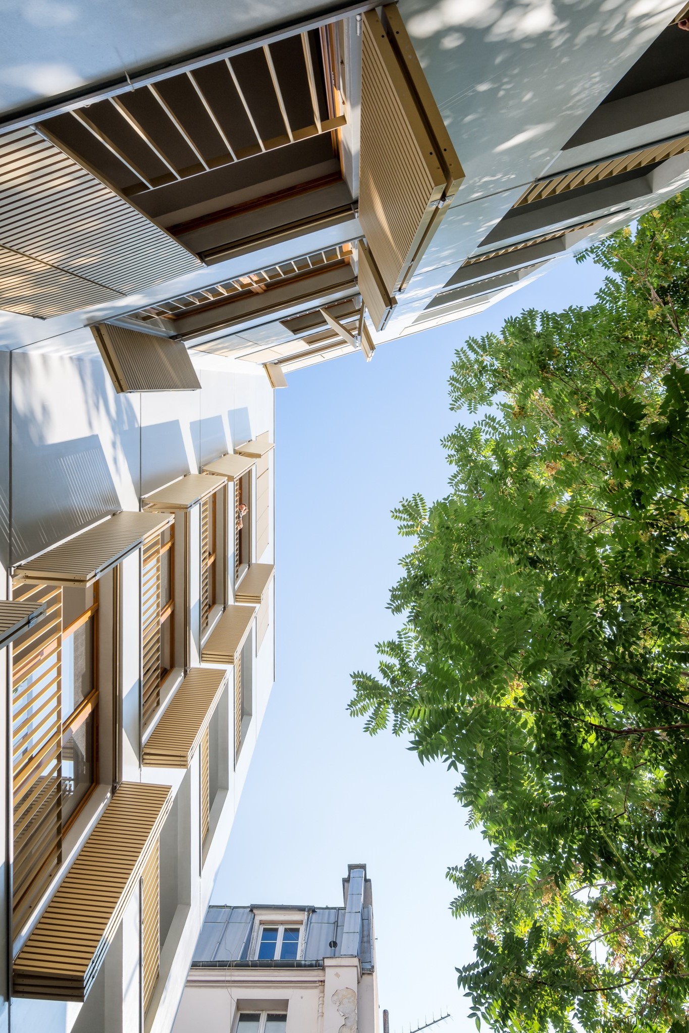 巴黎圣莫尔街 10 号,14 套住宅++1 零售空间的创意设计-10