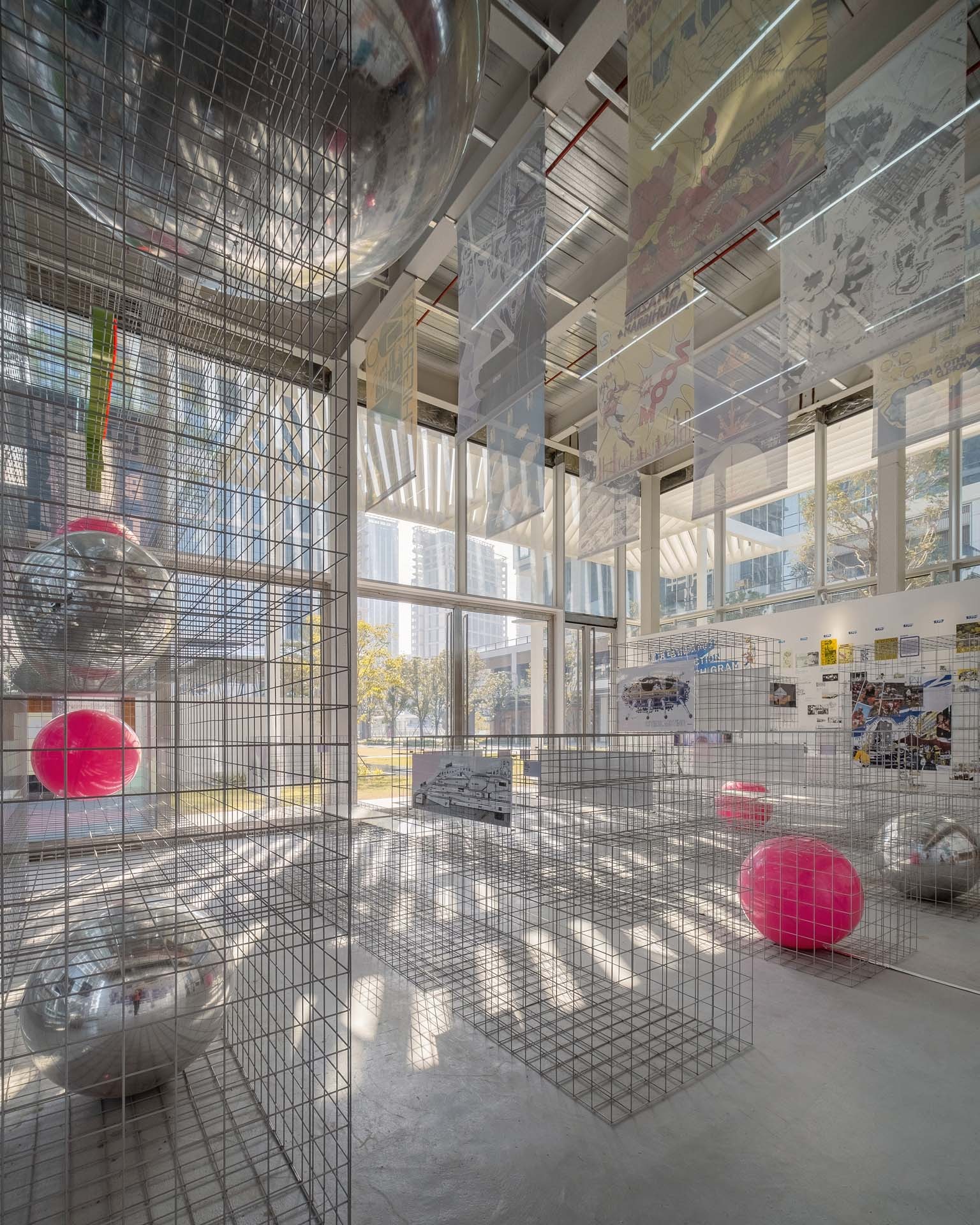 2020深圳前海未来城市建筑展“前海叠加态”、“回到未来”版块空间设计'系统与个体'（2020）（Studio10）设计-38