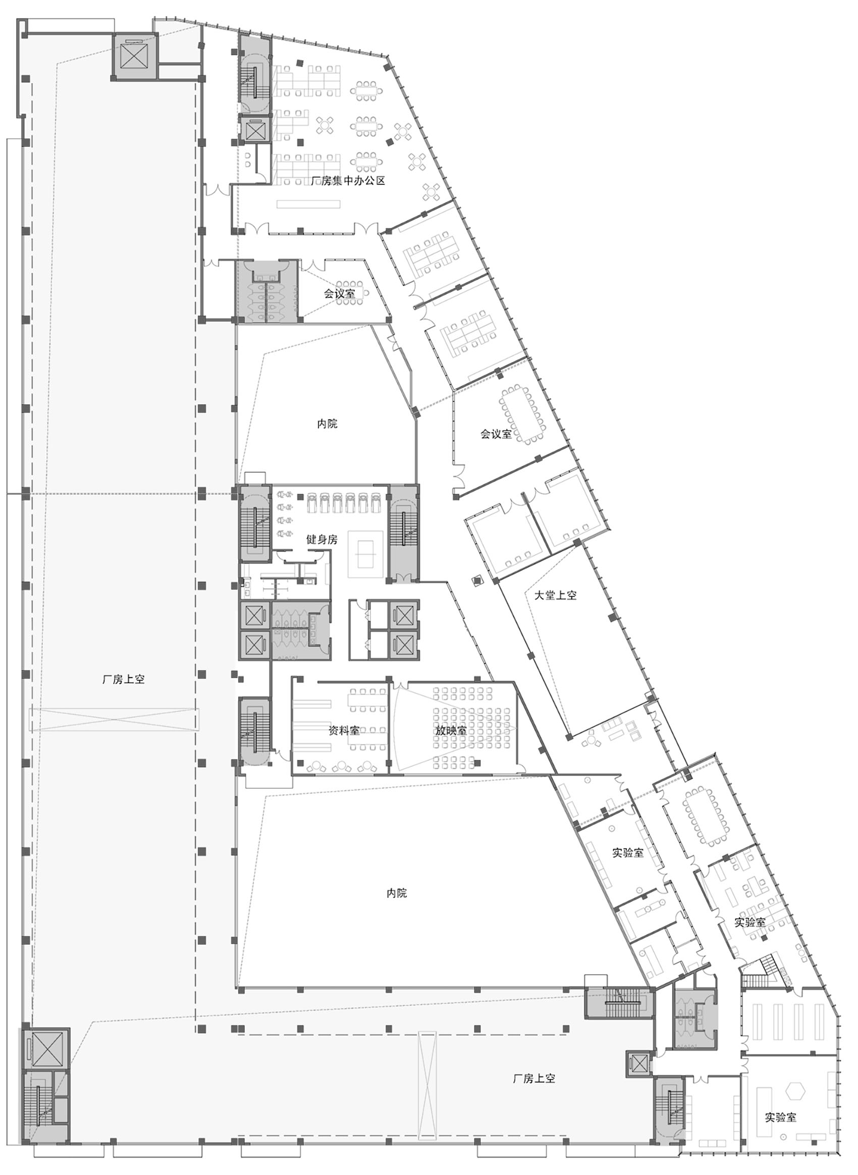 中达科技办公综合体丨中国浙江丨上海半场半地建筑设计工作室-83