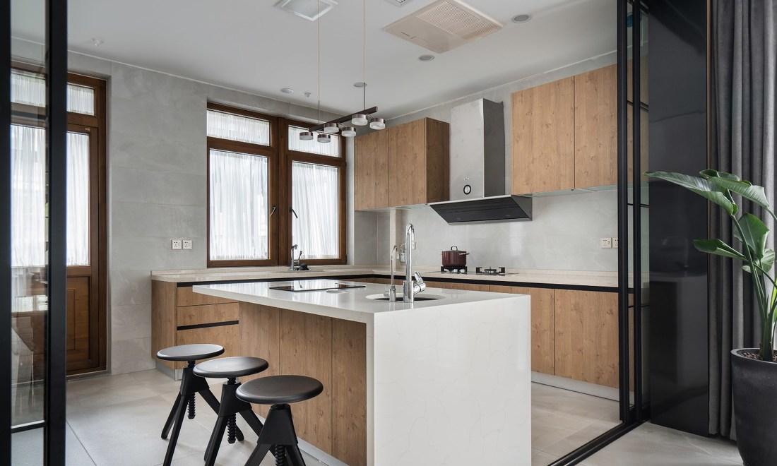 简约大气，四口之家的开放式设计-12