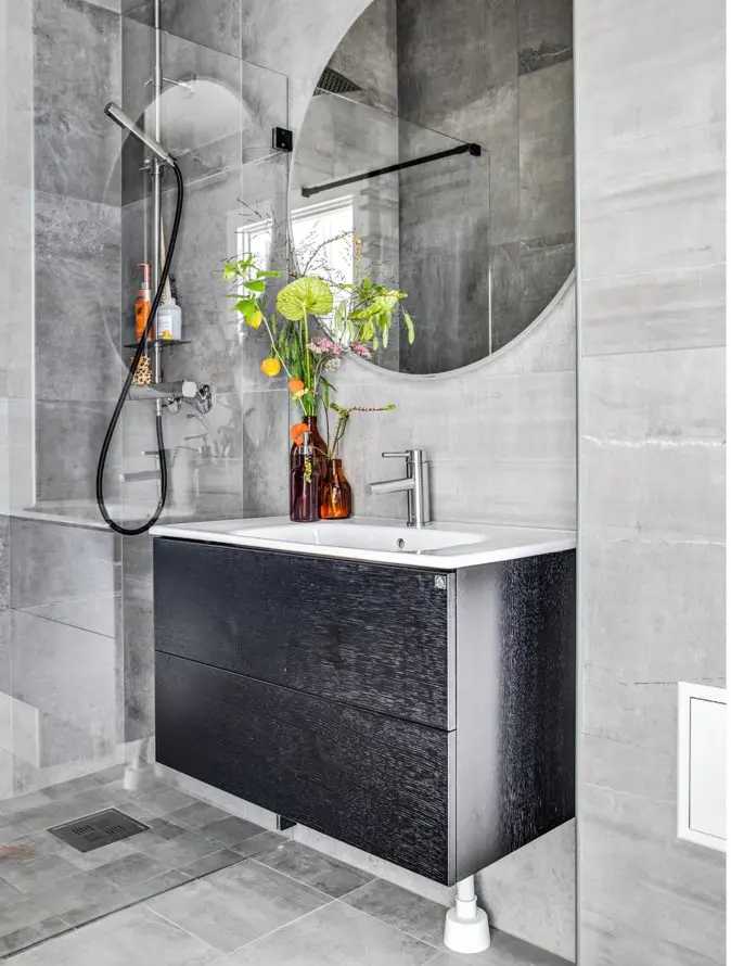 瑞典清新绿调公寓设计，色彩点缀的完美示范-14