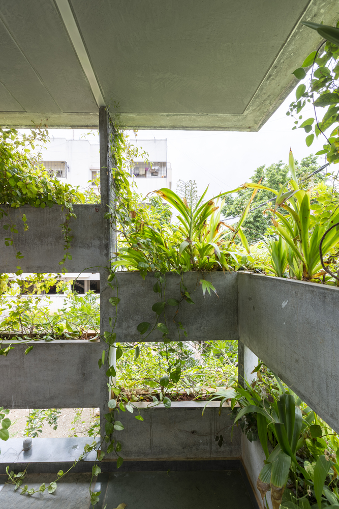 呼吸式立面 · 多功能植物墙的设计创新丨印度班加罗尔-27