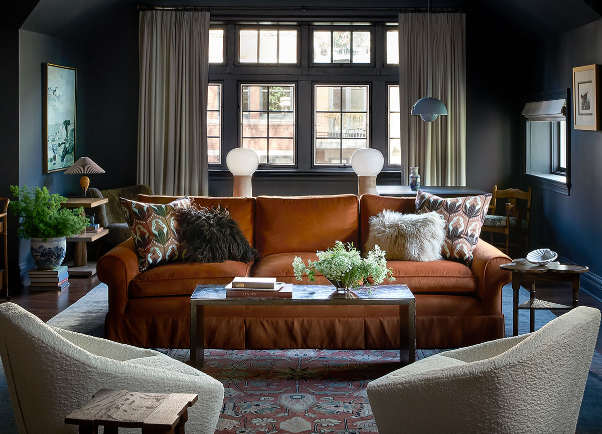 暗色调的精致混搭 | Susannah Holmberg 的芝加哥住宅设计-1