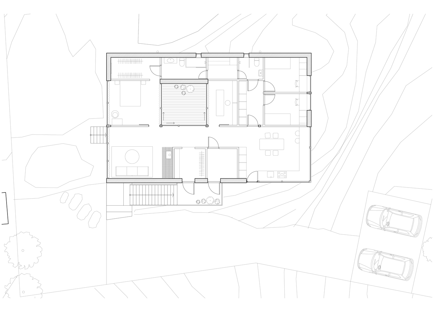 瑞典海边岩石上的集装箱之家-18