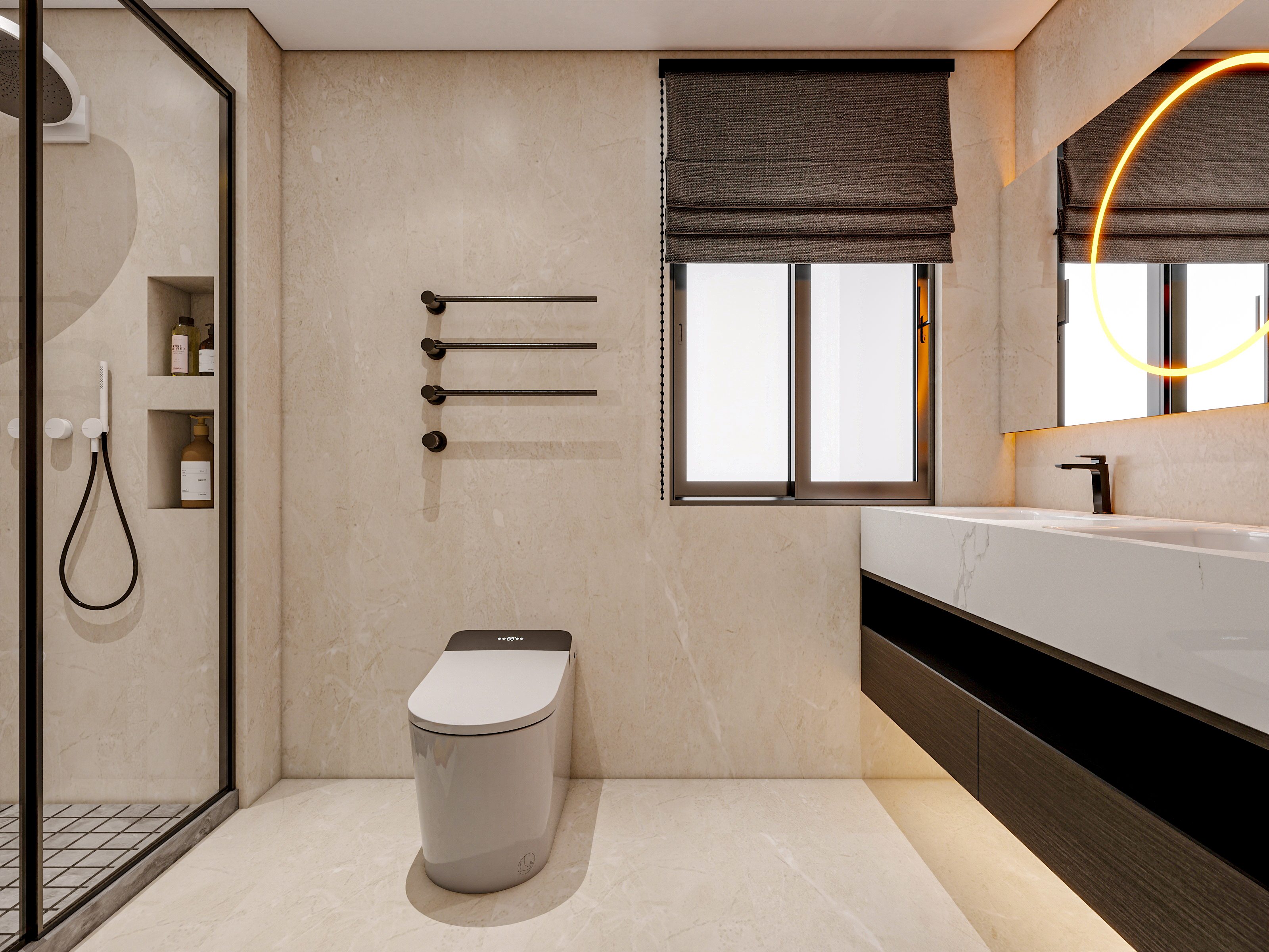 四川成都锦粼湖院二期（118平方意式极简三居室）-50