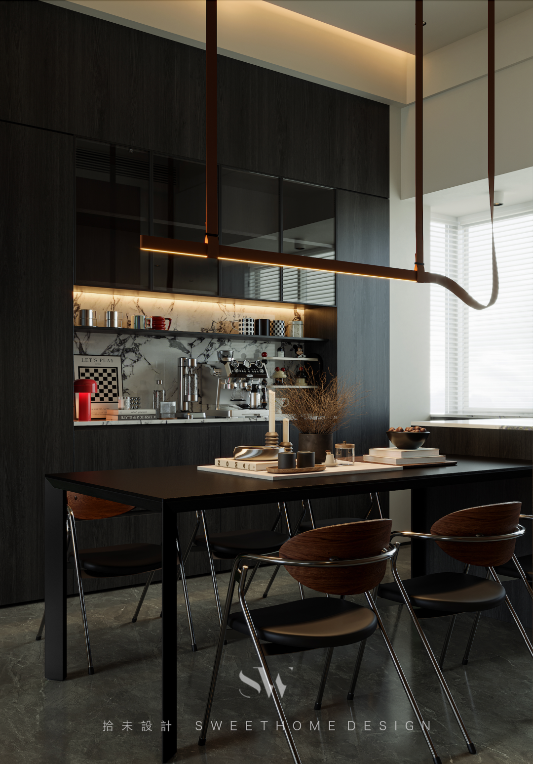 SW DESIGN  |  150㎡双人居所，邂逅现代中古的时光叠影-29