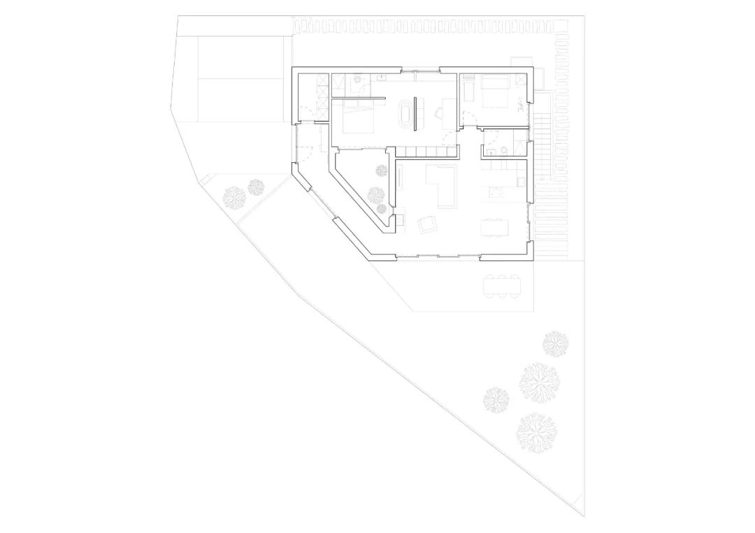 隐逸山谷中的艺术宅邸丨He 建筑工作室-29