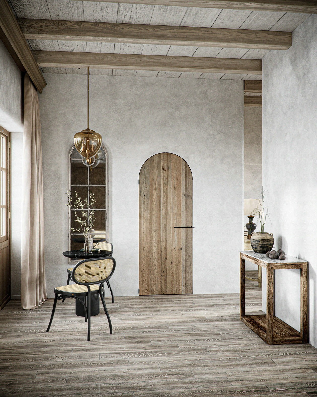 侘寂风复古平层-0