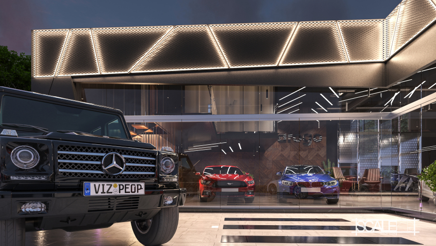 Carogo 汽车展厅丨Scale Design Studio-14