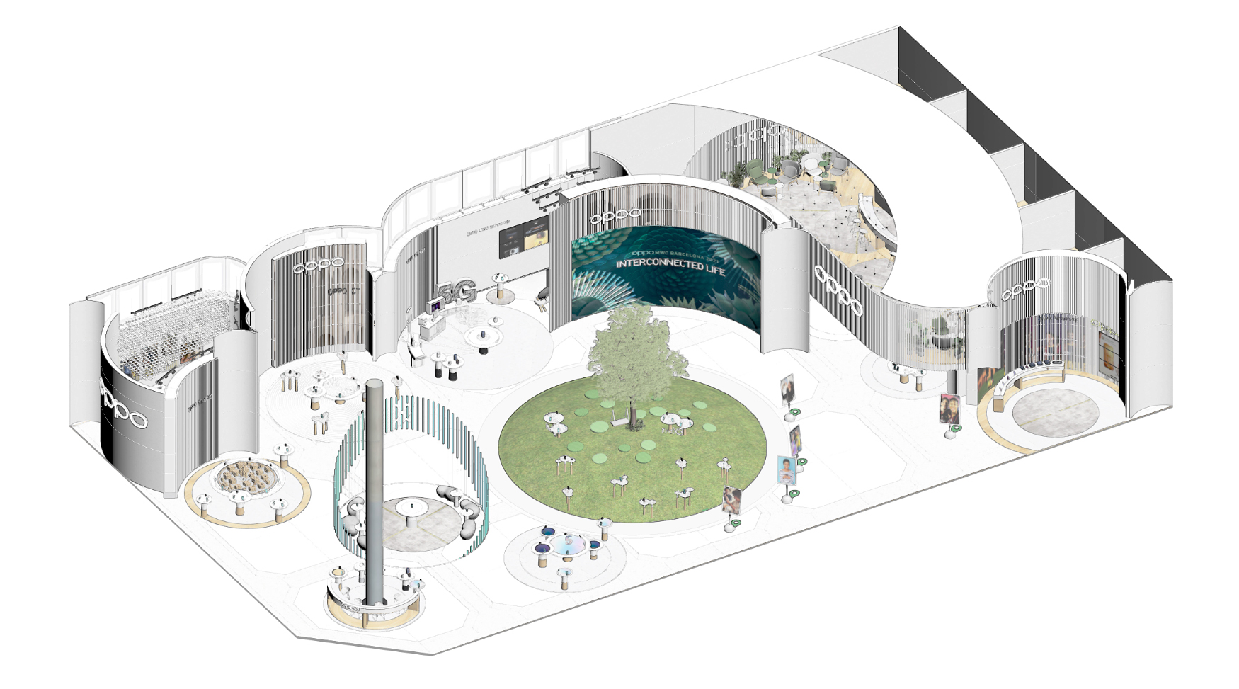 OPPO MWC Barcelona 展位设计丨西班牙巴塞罗那-25