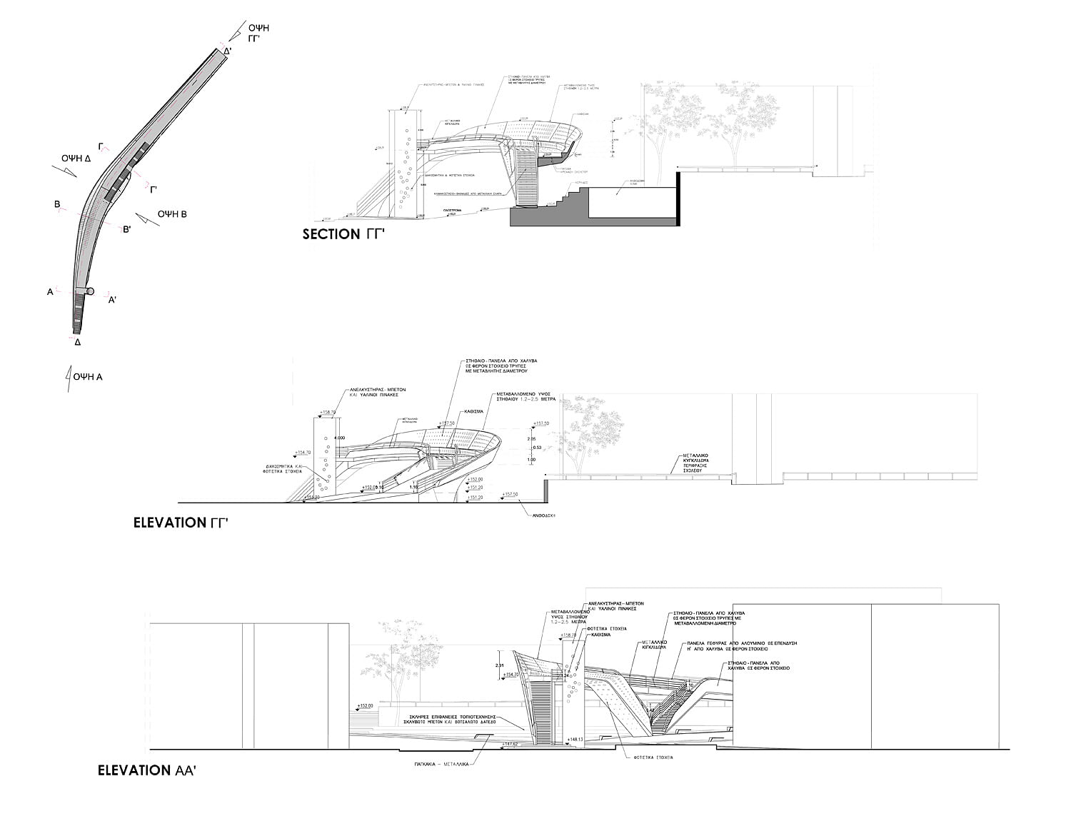帕福斯悬臂式人行天桥提案丨塞浦路斯帕福斯丨塞浦路斯EP Architects-15
