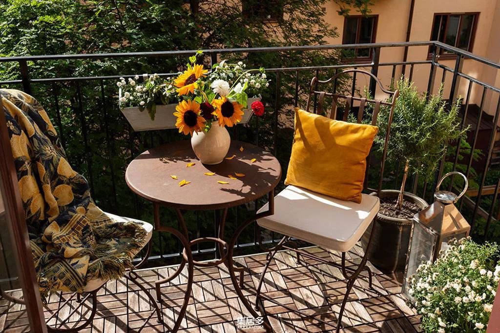 绿色调斯堪的纳维亚时尚公寓：舒适与复古的完美结合（45平方米）-16