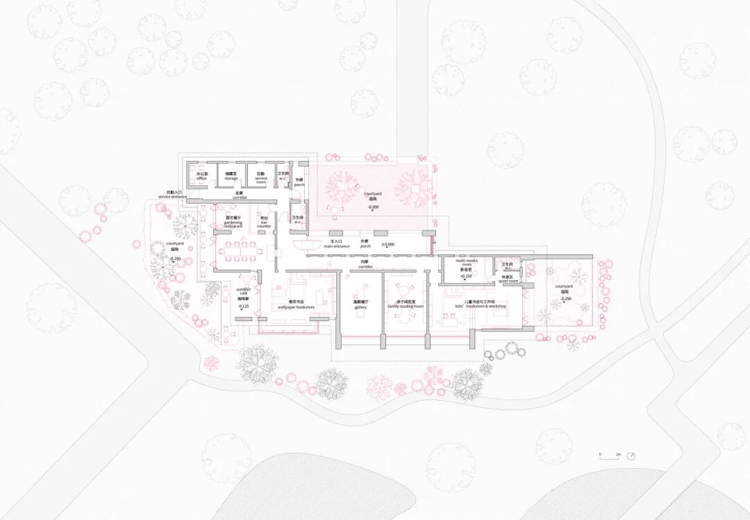 亘建筑|北京顺义卷宗书店和一善儿童书店-14