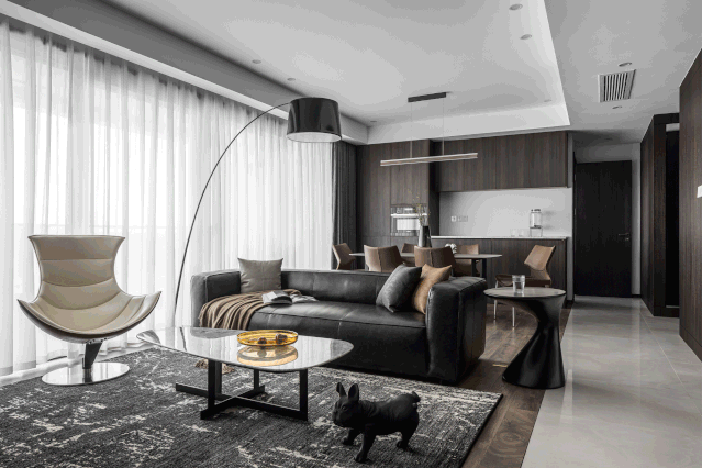 镜面+木质，沉浸式家居美学 | 宏福樘设计-11