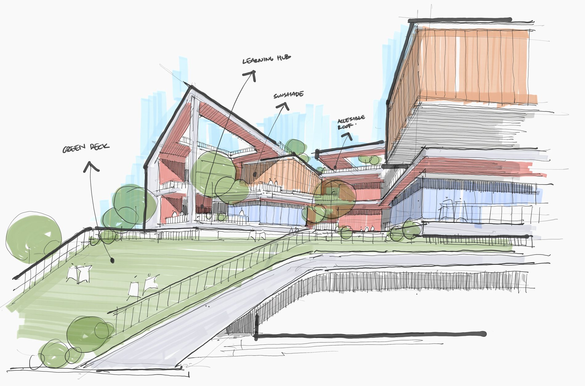 在建方案 | 绿野小镇：钱江新城二期未来校园项目 / 10 Design-2