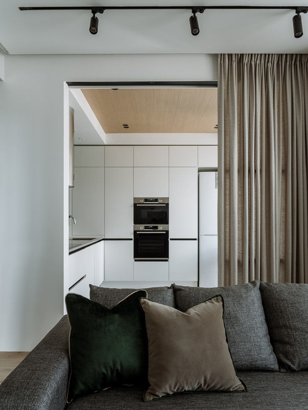 Воздушная квартира 78 м² для мамы и дочки-школьницы от Ксении Коноваловой || 01 - Архитектурный журнал ADCity-5