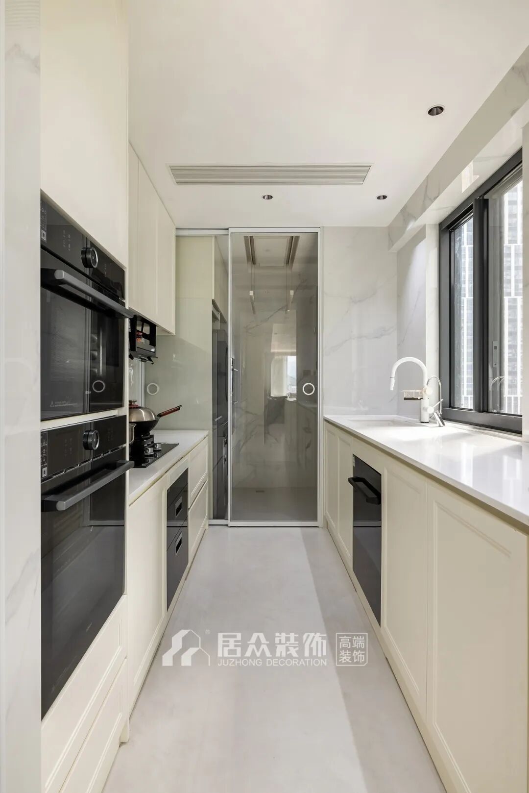 【居众实景作品】宝能城花园154㎡现代奶油风：一抹奶油治愈所有喧嚣-45