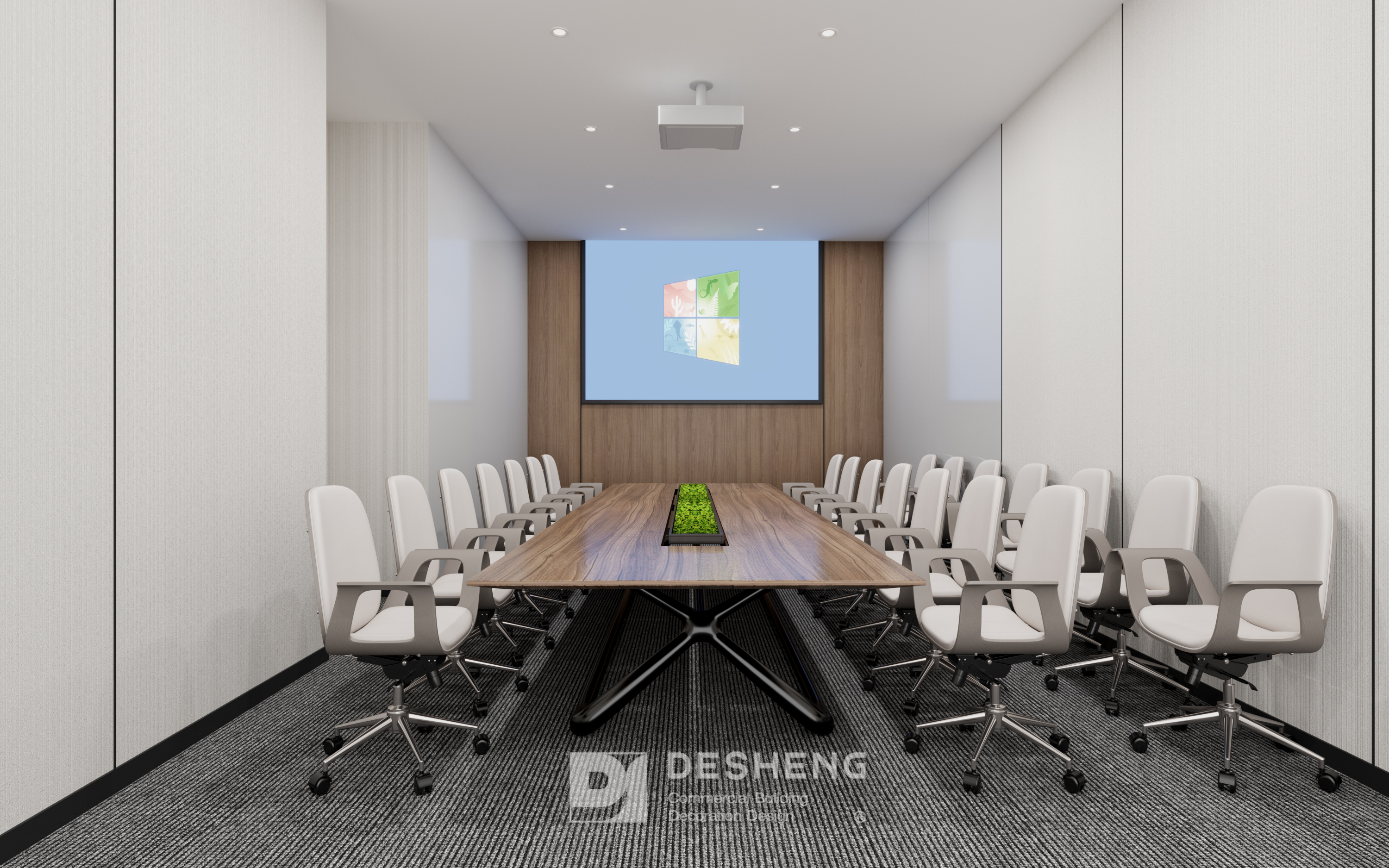 德盛装饰办公装修作品-锐石创芯-5