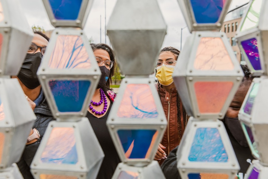 纽约罗切斯特市“Ripple”公共艺术装置丨洪都拉斯约罗丨The Urban Conga-10