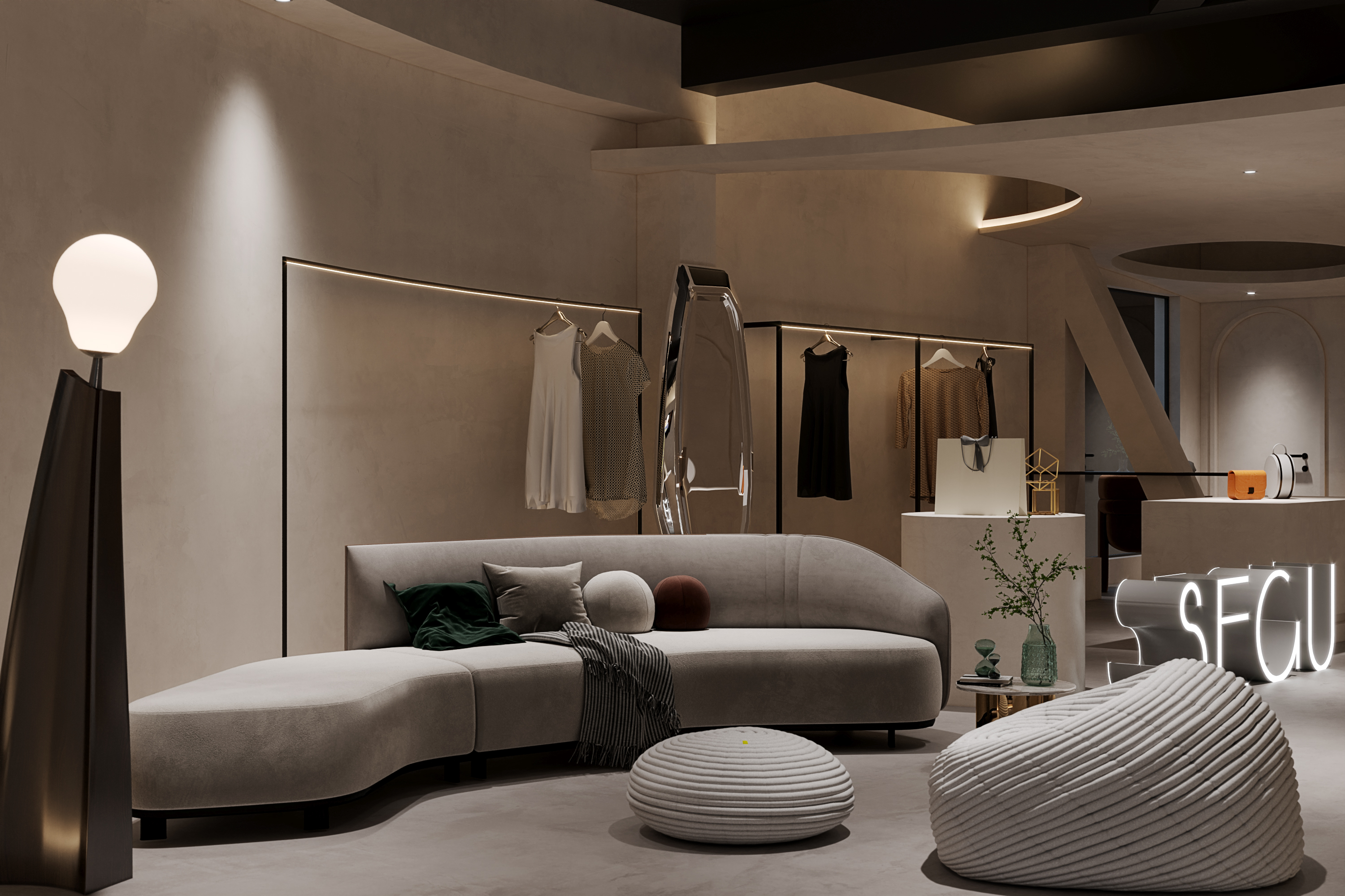 涩谷女装店设计丨唯·设计-28