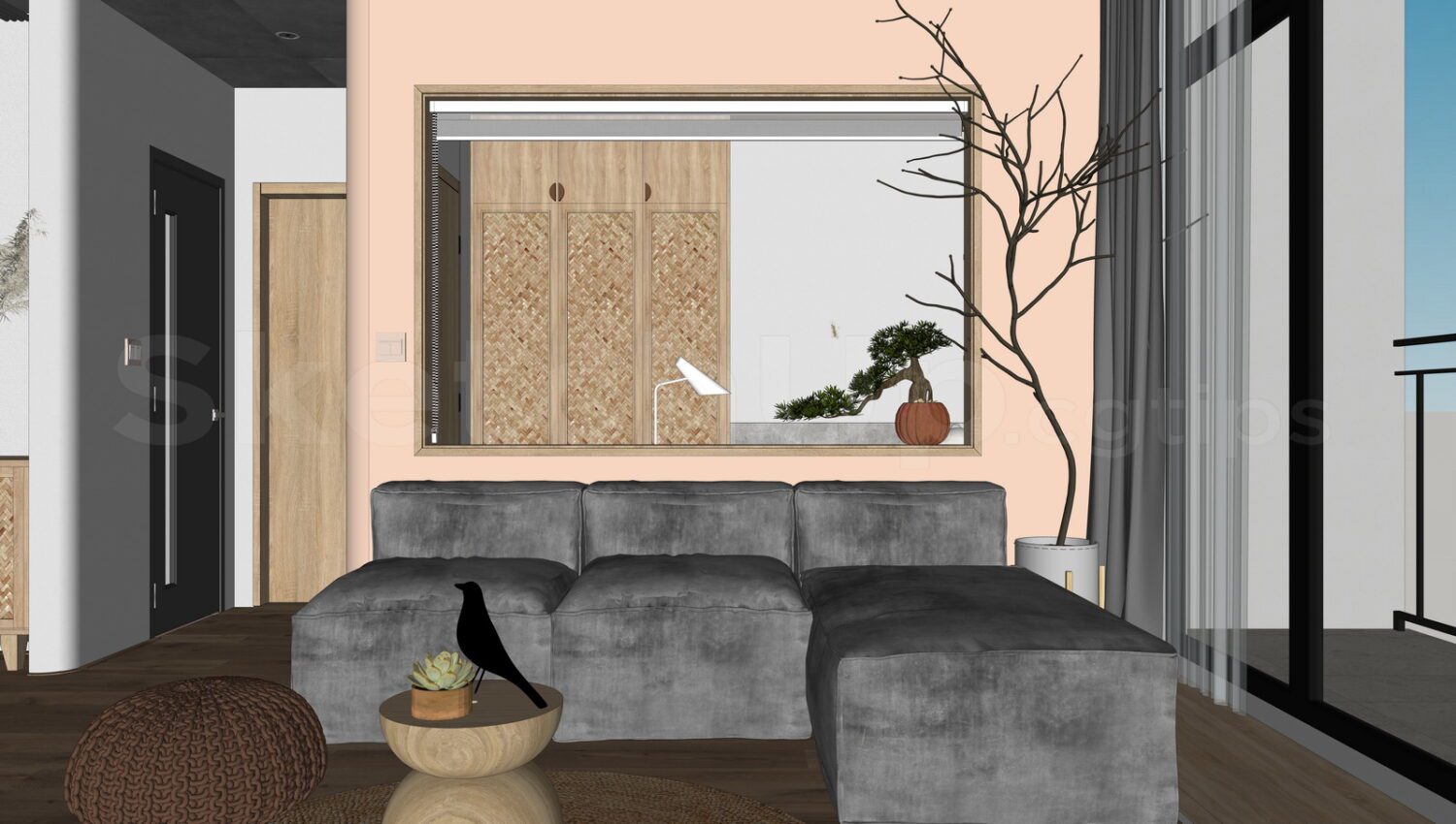 Sketchup公寓模型丨Compa Academy-2