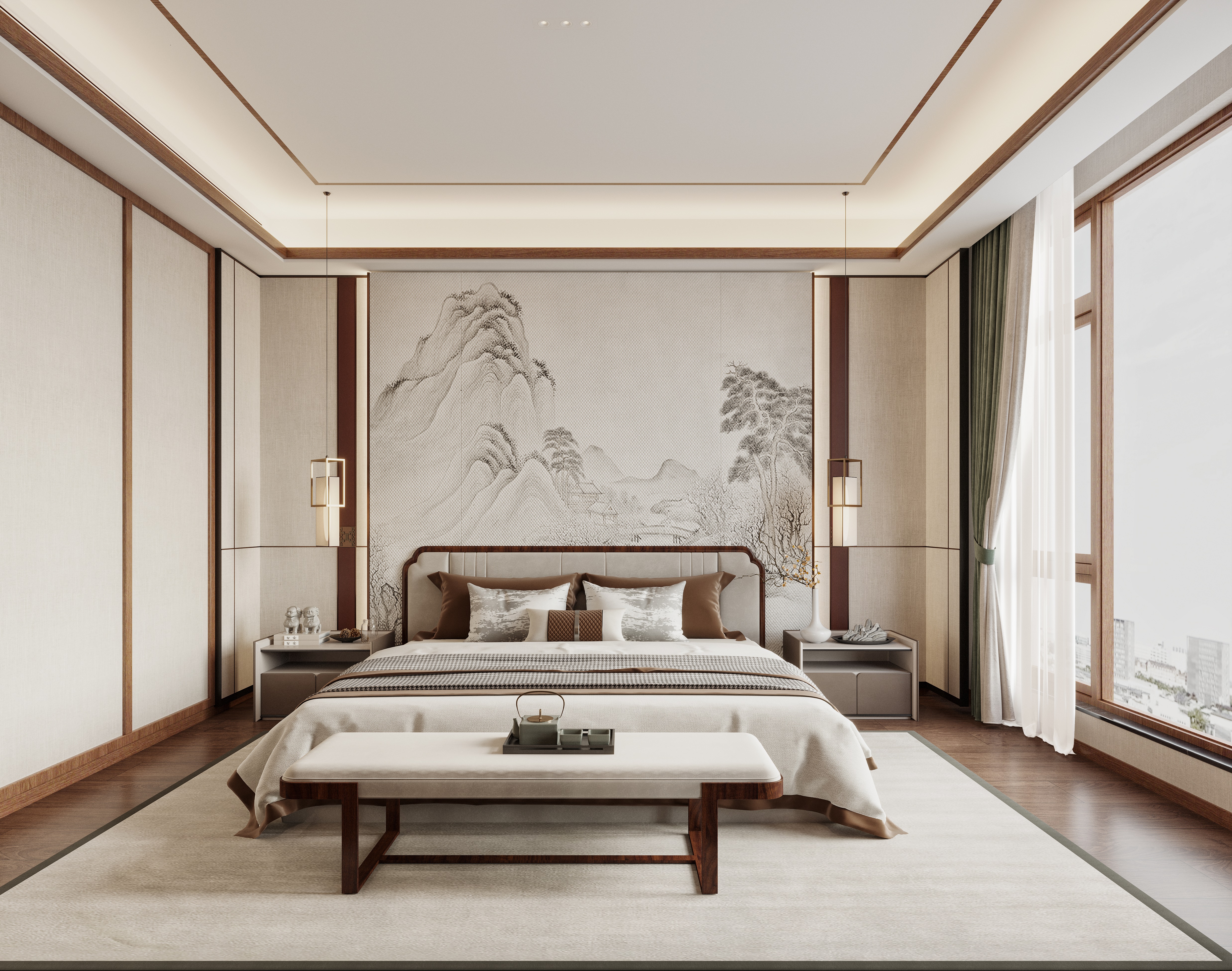 新中式别墅案例-14