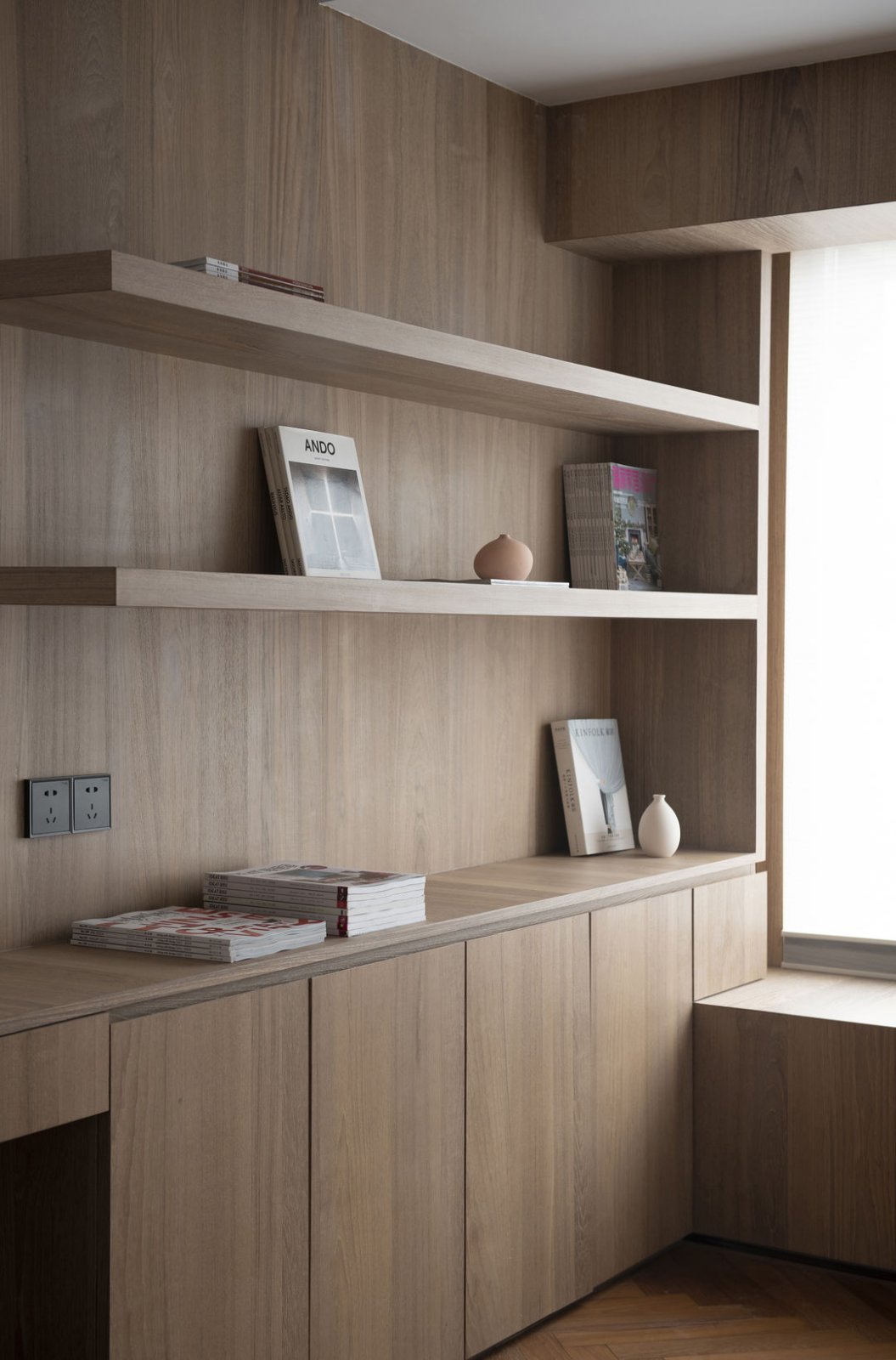 现代精致木质感的住宅-41