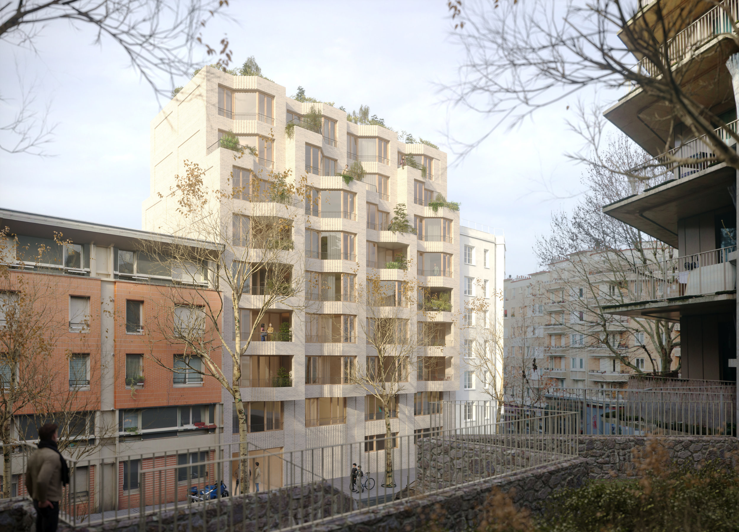 48 套住房，巴黎第十九区·宫殿（注：Palast在德语里有宫殿等意，这里结合语境推测可能是某种建筑名称等类似含义，但仅从这简短内容无法绝对精准判断）丨法国巴黎丨Palast,ATEC（经济学家）-16