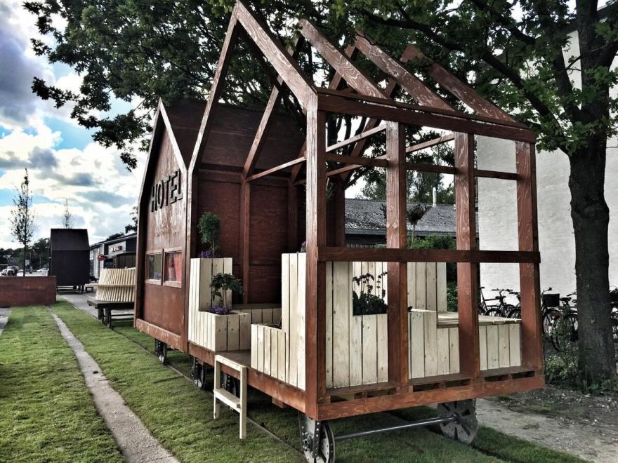 由火车车厢改造的单间旅馆等火车车厢项目丨丹麦丨AART工作室-21