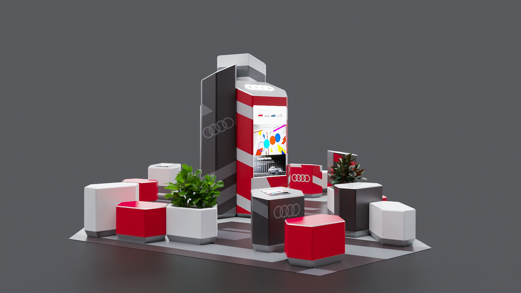 奥迪休息区概念丨俄罗斯莫斯科丨3D MDSDSGN-6