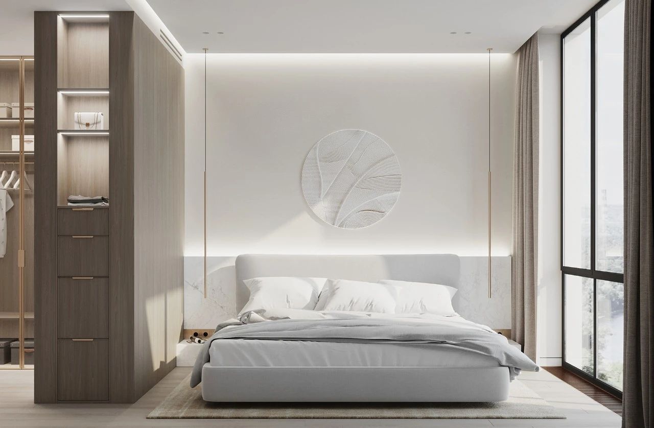 莫斯科简致素净的四口之家-18