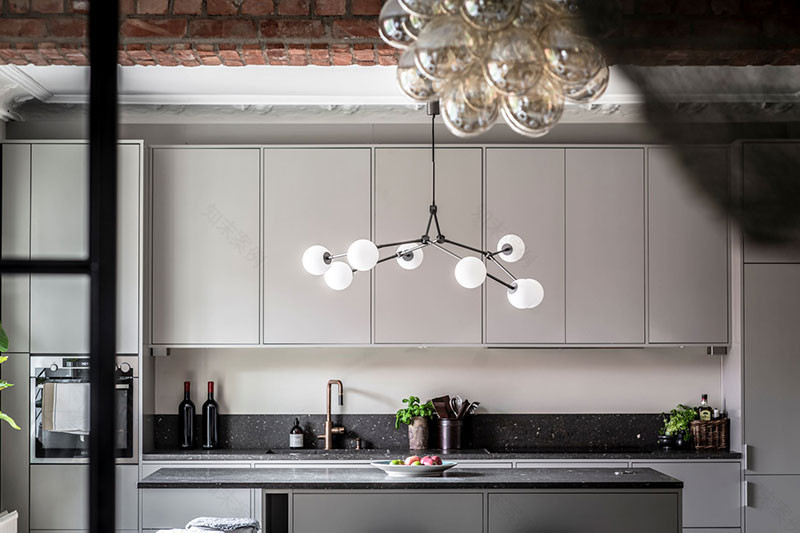 瑞典工业风公寓设计-13