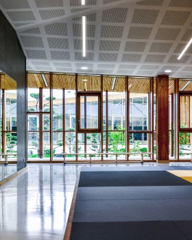 折叠建筑 · 打造城市花园中的宁静武道场