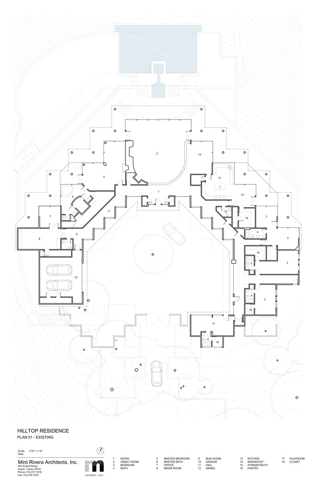 美国奥斯汀山顶住宅的绿色庭院与自然共生设计丨Miro Rivera Architects-34