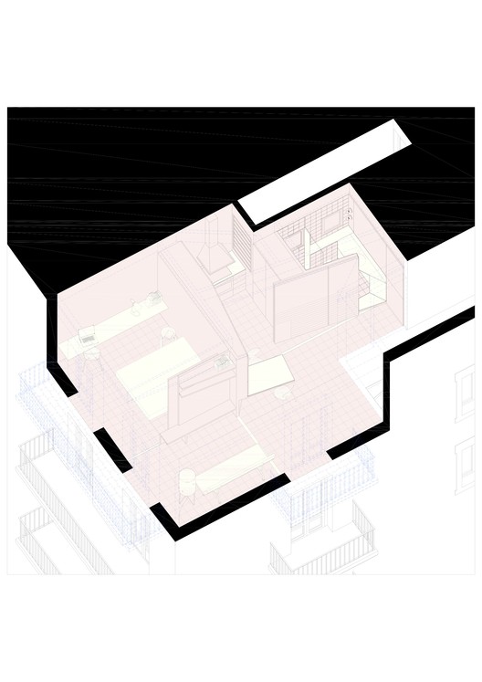 Dos de Maig Apartment AMOO | 木梁拱顶与现代简约的完美融合-12