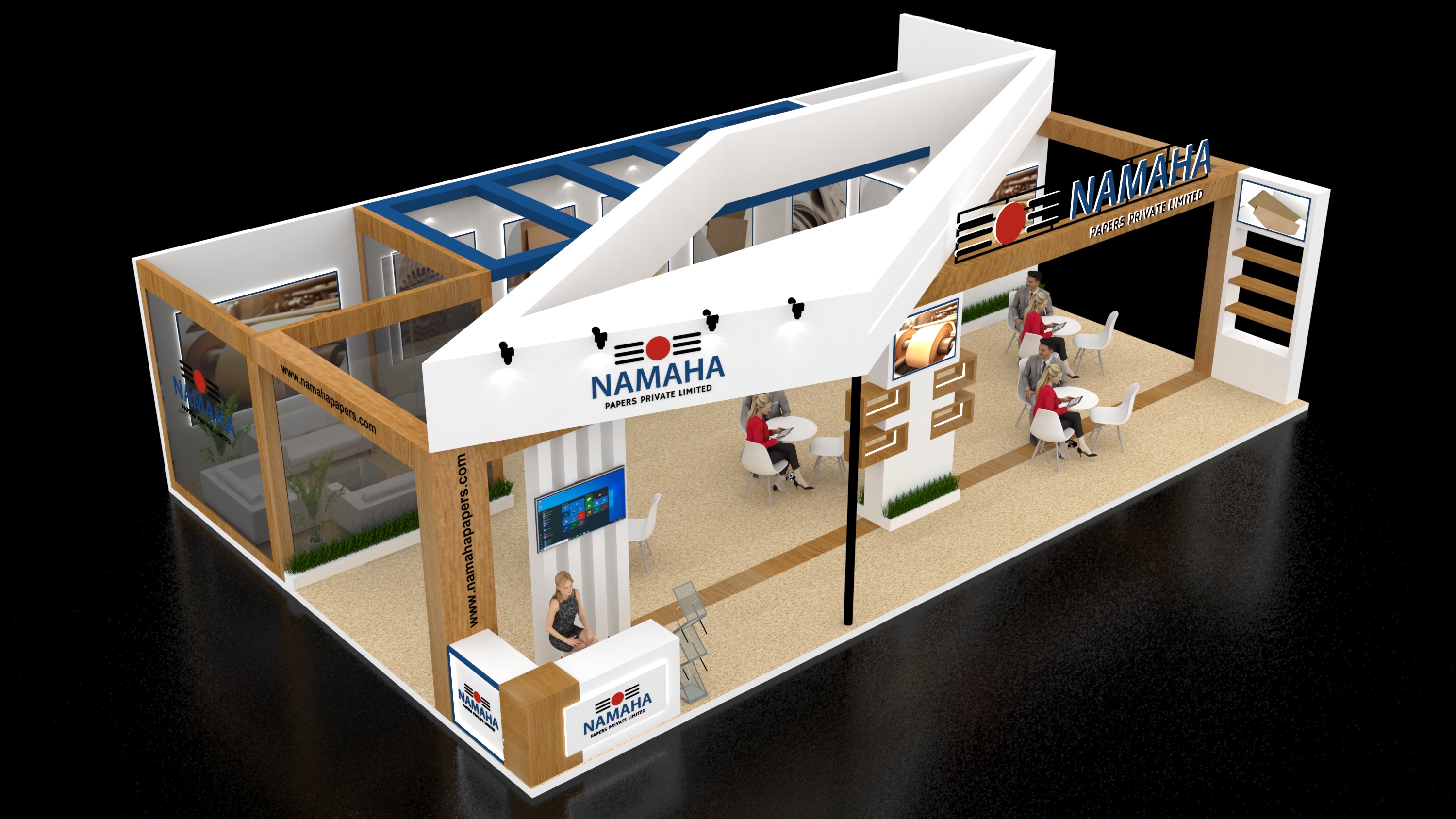namaha Stall Design 3 Side open-9