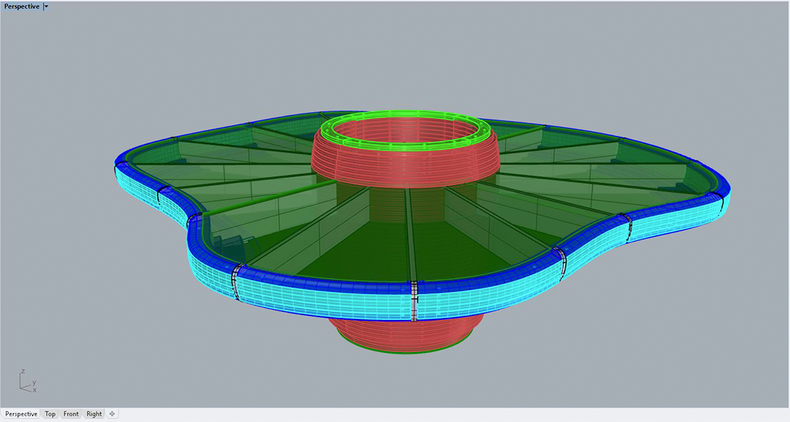 Mesa paramétrica（参数化桌子,花架）丨西班牙马德里丨EXarchitects-13