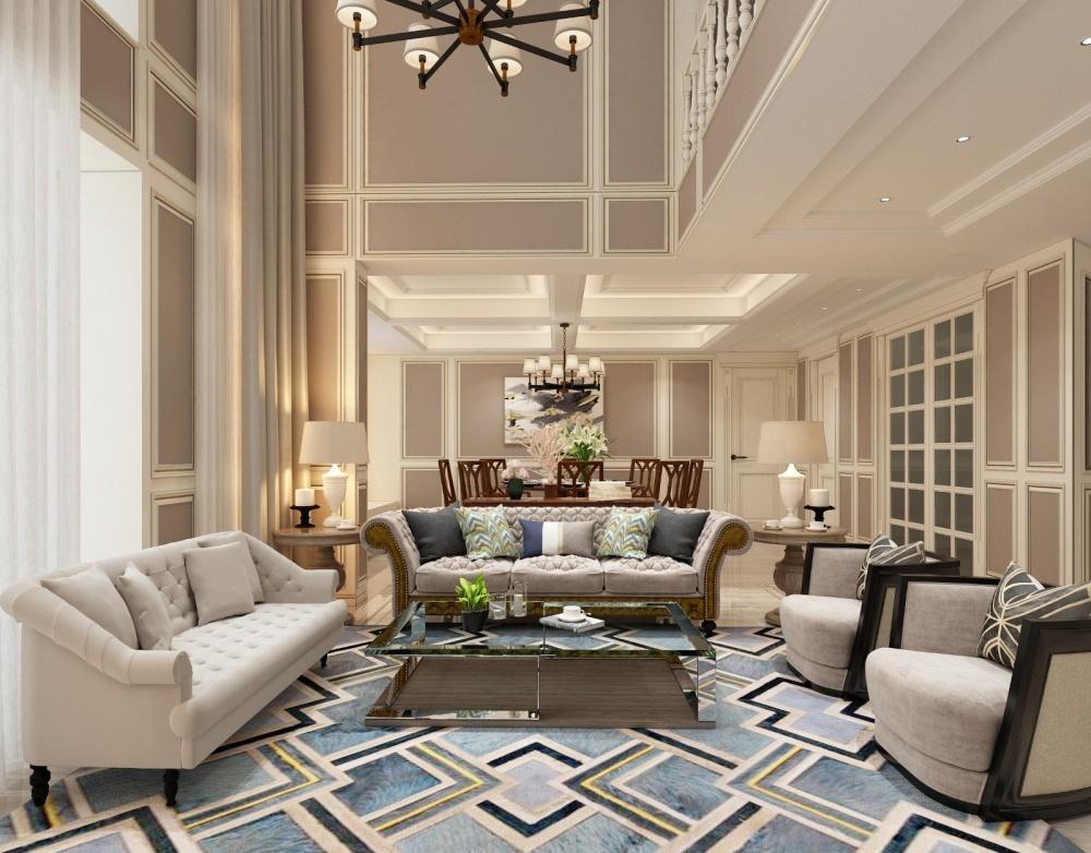 现代家庭与世界 | 柔和色调的温馨空间-2