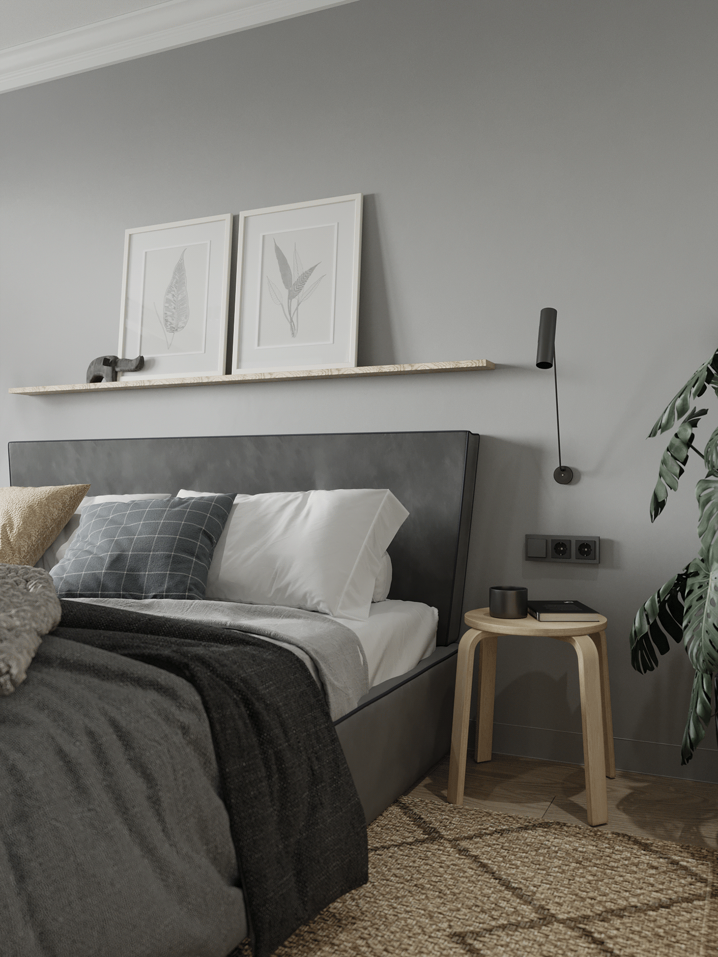 清新的小公寓，完美效果展现                     -13