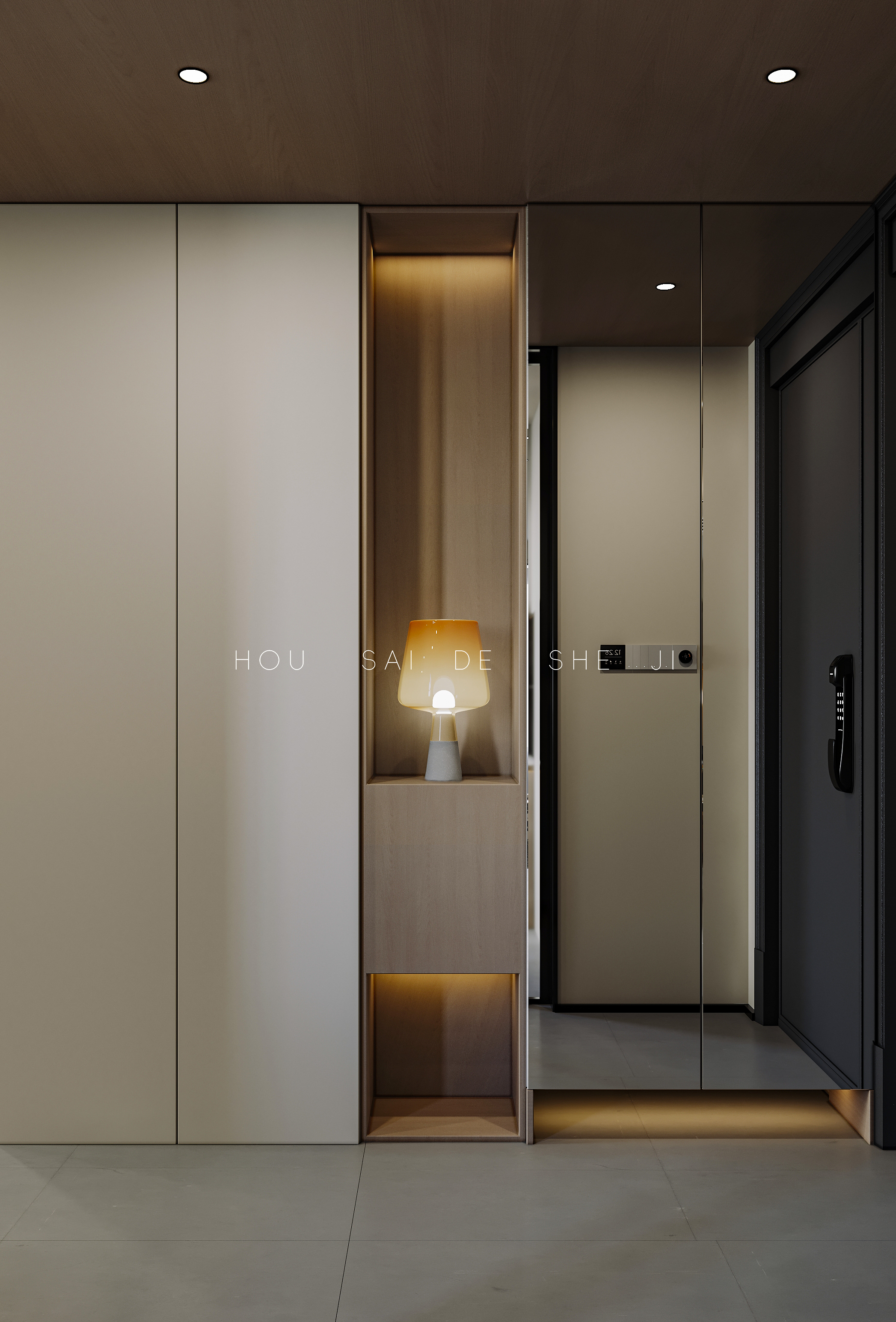 现代极简风格室内设计丨中国河北丨HSD 空间设计-3