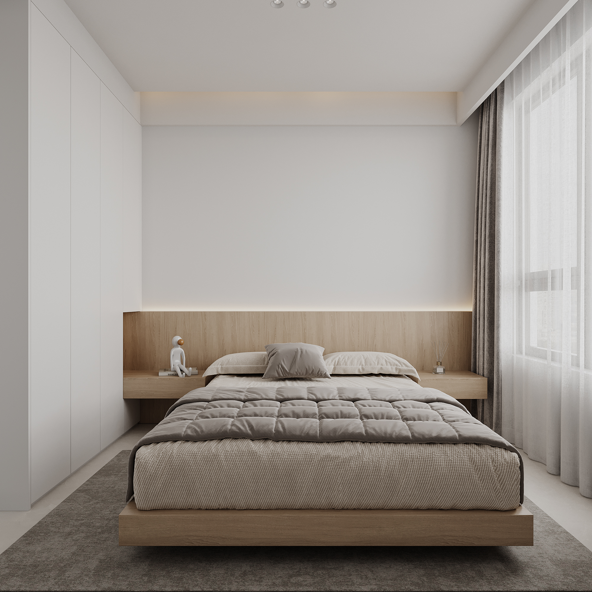 舒适与时尚的完美结合，现代简约风格装修案例！-3