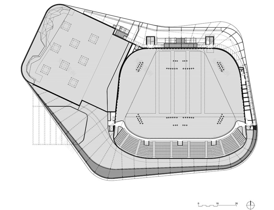 法国 Espace Mayenne 体育娱乐中心丨Hérault Arnod Architectures-47