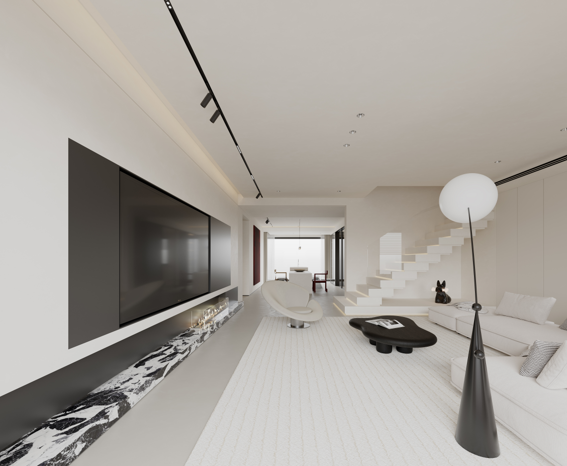 跃层极简住宅-8