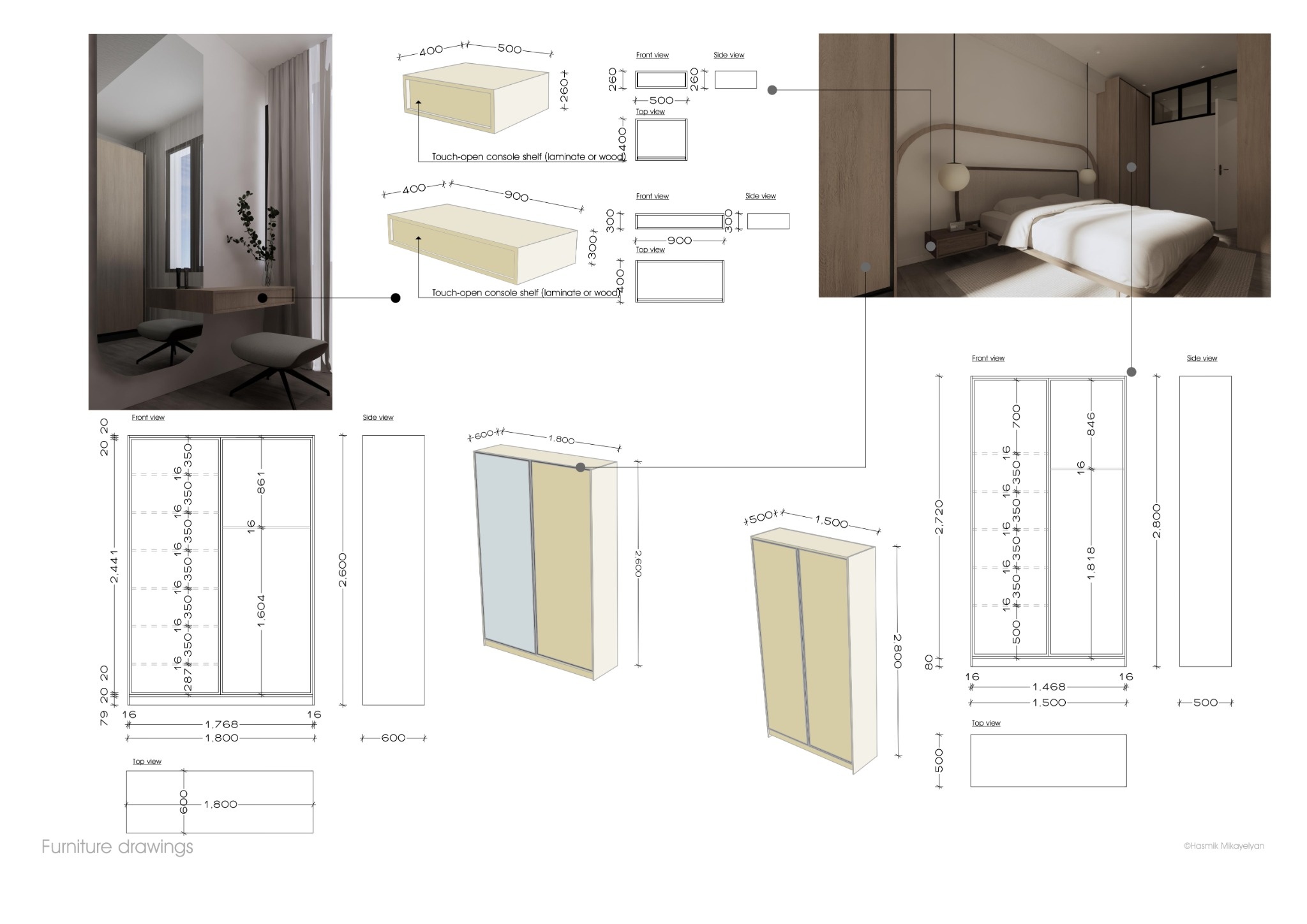 Modern Apartment Interior Design Technical Docs-17