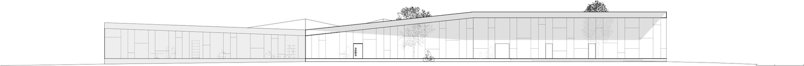 雕塑般的法国 Centre Le Lac 文化中心,打造多功能的社区聚集地-32