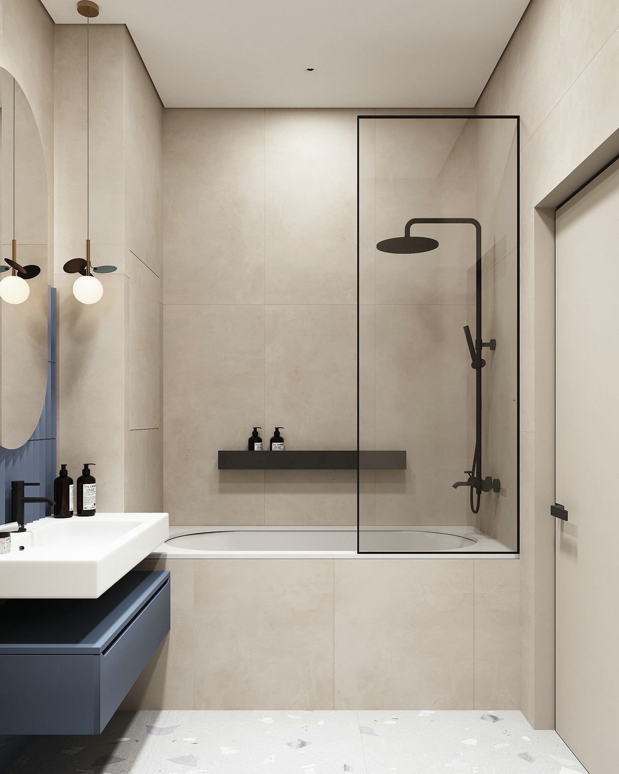 93㎡ 优雅、耐看、灰色系公寓-6